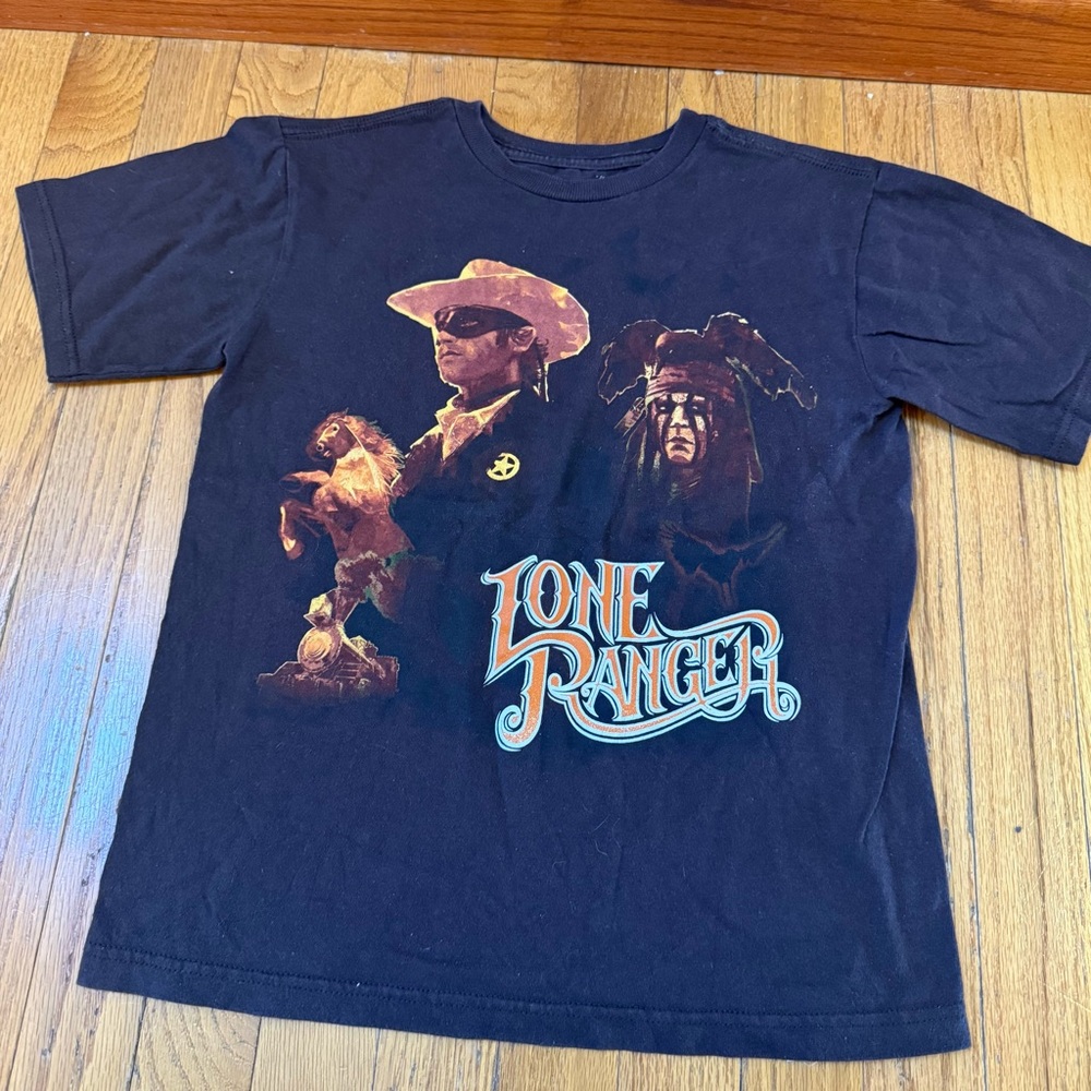 Disney Lone Ranger Movie Shirt boys size 7/8